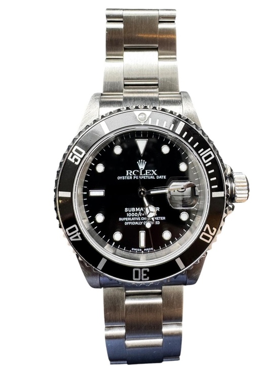 Rolex Other - 2000 Rolex Submariner Men's Watch 16610 Black Dial Bezel #24693